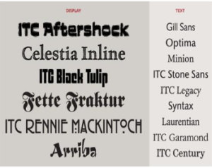 Display Fonts